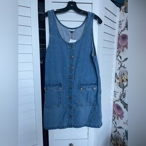 American Eagle Outfitters Light Blue Denim Dress